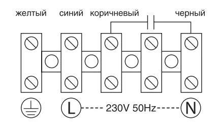 Схема подключения вентилятора YWF 2E-300B Ровен Схема подключения вентилятора YWF 2E-300B Ровен